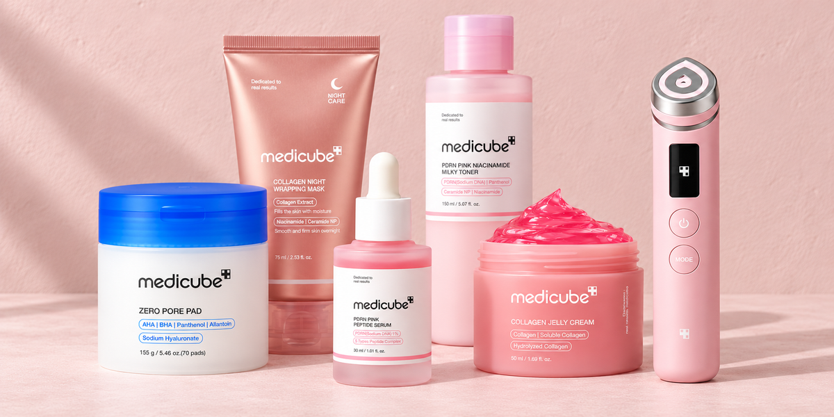 Medicube – sex signaturprodukter med AGE-R Booster Pro